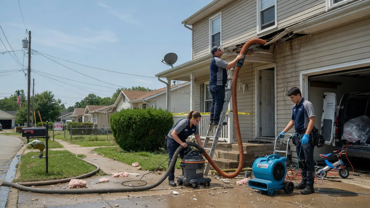 Water Damage Restoration in Burrton, KS near me